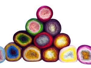 RAINBOW SpagoYarn kolor ombre włóczka/przędza 250g 1000m 4 nitki 